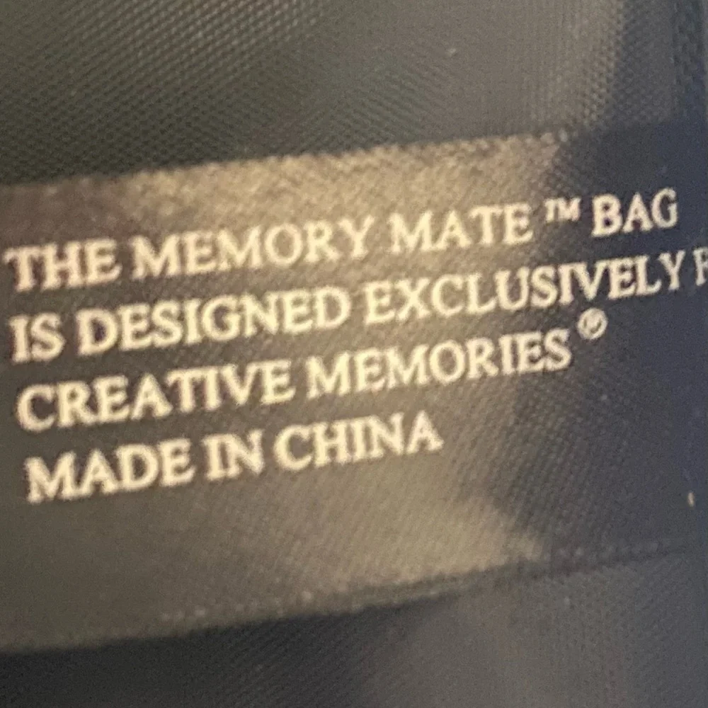 Creative Memories the memory mate binder scrapbooking bag case